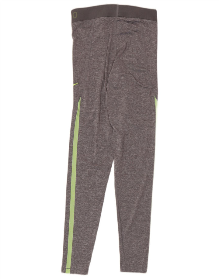 NIKE Womens Graphic Leggings UK 6 XS  Grey