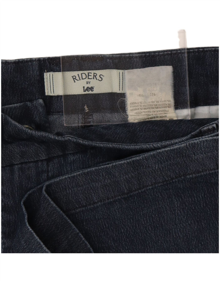 Lee Womens Riders Chino Shorts W32 Large Blue Cotton