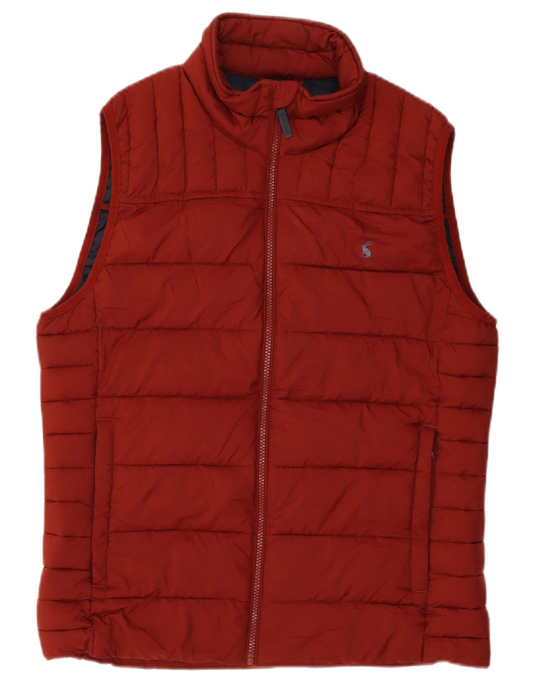 Joules Mens Padded Gilet UK 38 Medium Burgundy Polyester