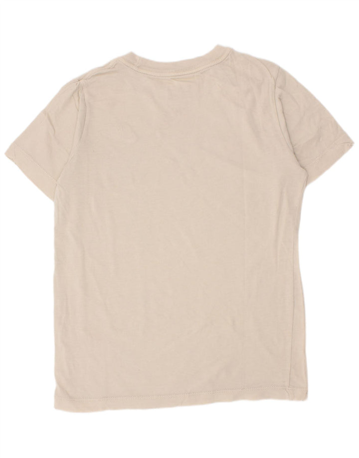 Nike Boys T-Shirt Top 8-9 Years Small Beige