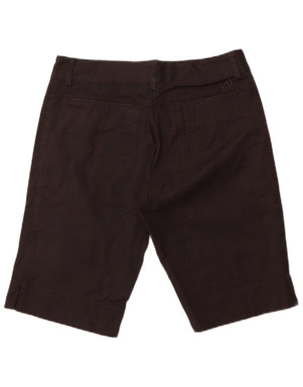 Adidas Womens Bermuda Shorts US 8 Medium W32 Black Cotton
