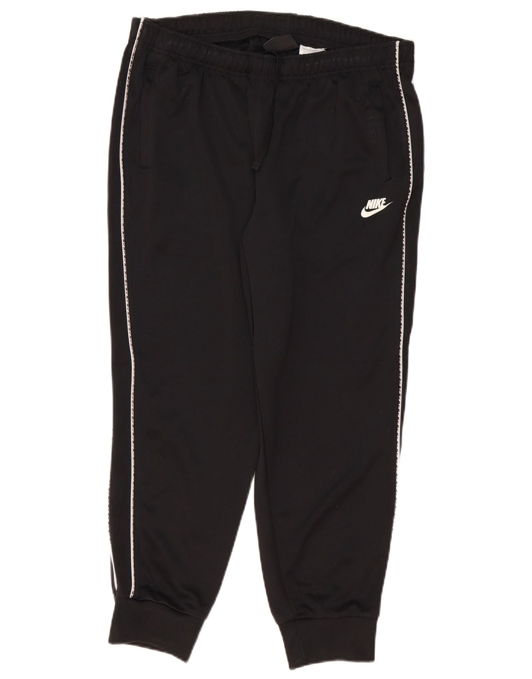 Nike Mens Tracksuit Trousers Joggers Large Black Polyester