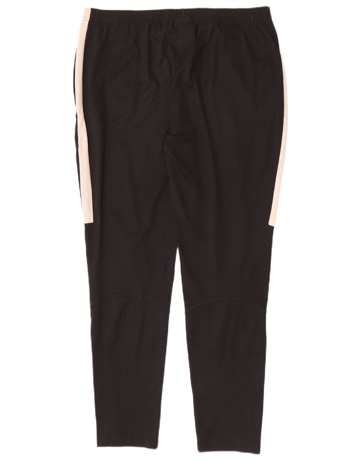 Nike Mens Dri Fit Tracksuit Trousers Medium Black Colourblock Polyester