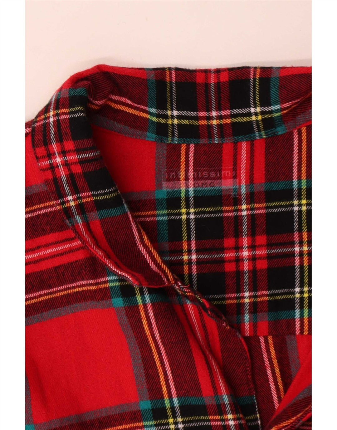 Intimissimi Mens Flannel Shirt XL Red Check