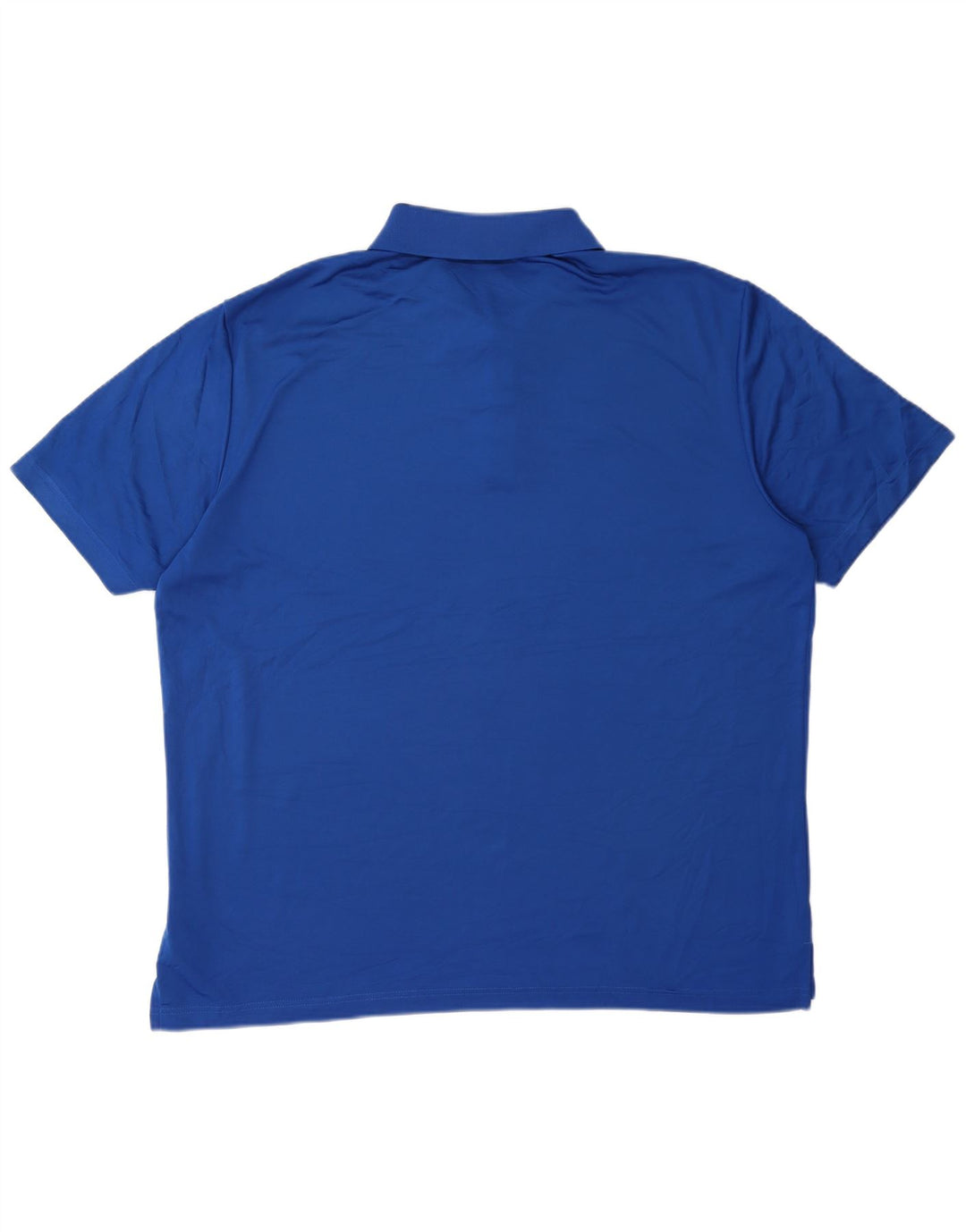 Adidas Mens Polo Shirt XL Blue Polyester
