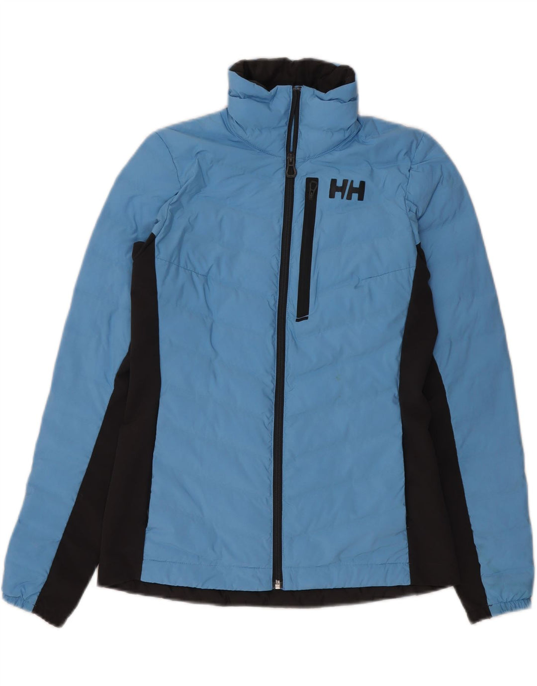 Helly Hansen Womens Padded Jacket UK 10 Small Blue Colourblock Polyester