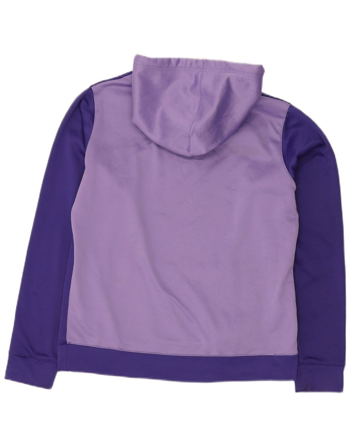 UNDER ARMOUR Mens Hoodie Jumper Medium Purple Polyester