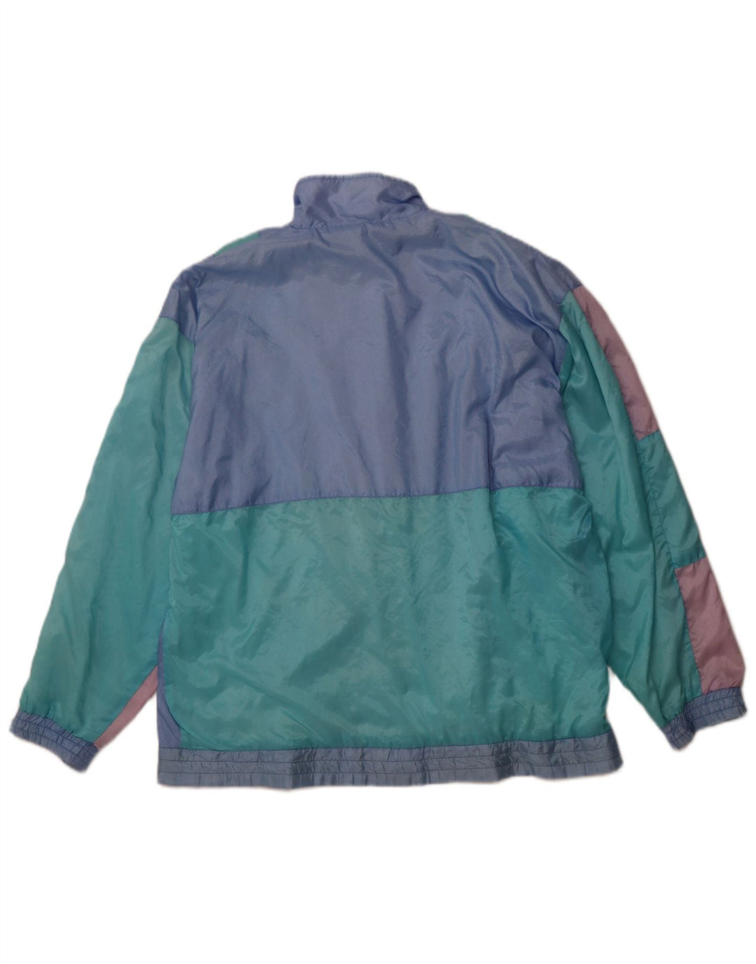 VINTAGE Mens Tracksuit Top Jacket XL Blue Colourblock