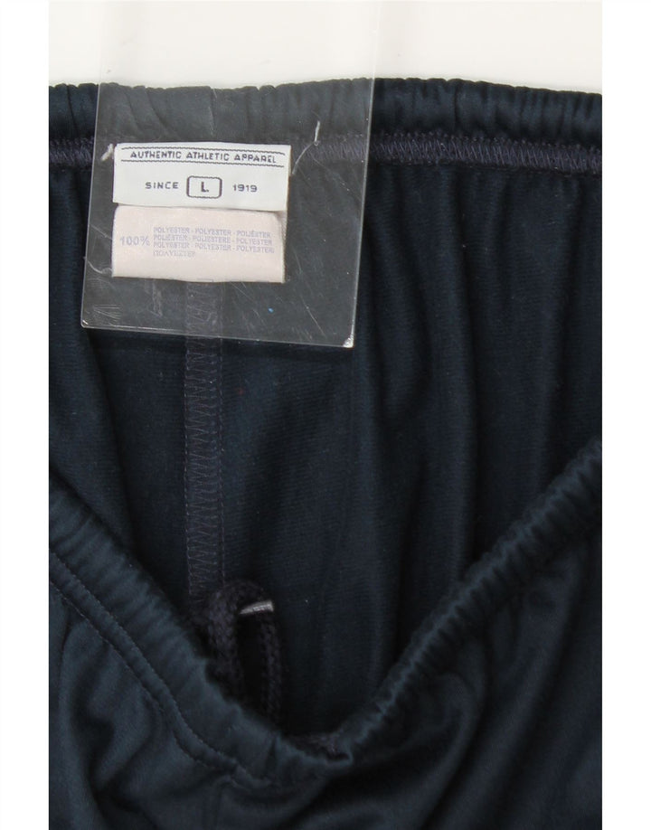 CHAMPION Womens Tracksuit Trousers UK 14 Large  Navy Blue Polyester Vintage Champion and Second-Hand Champion from Messina Hembry 