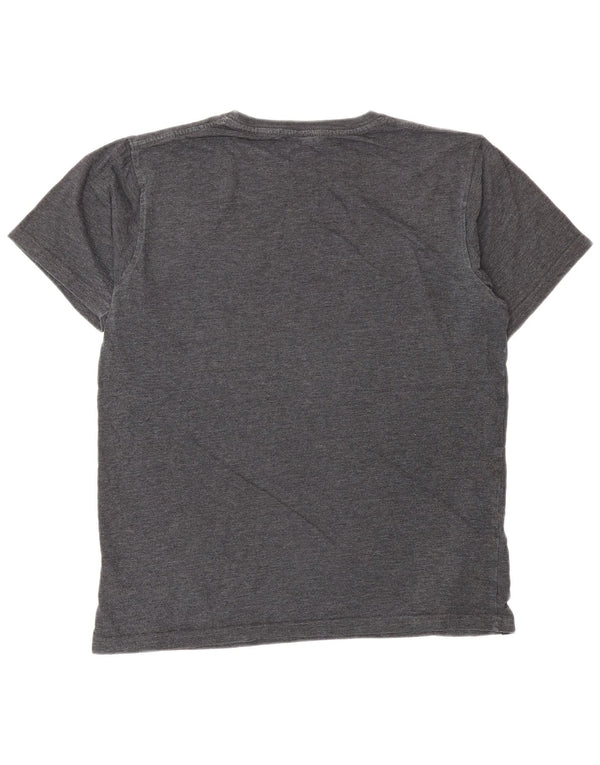 Saltrock Mens Graphic T-Shirt Top Small Grey Cotton