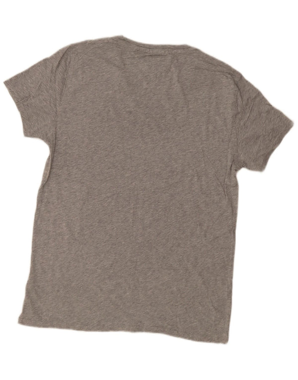 Tommy Hilfiger Womens Regular Fit T-Shirt Top UK 16 Large Grey Cotton