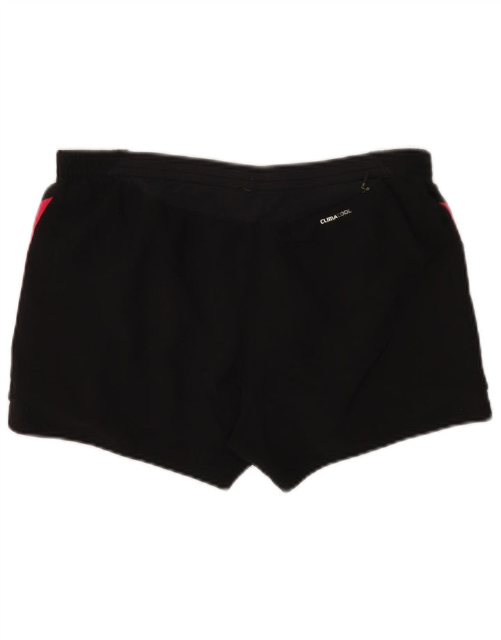 Adidas Womens Climacool Sport Shorts UK 12 Medium Black Polyester