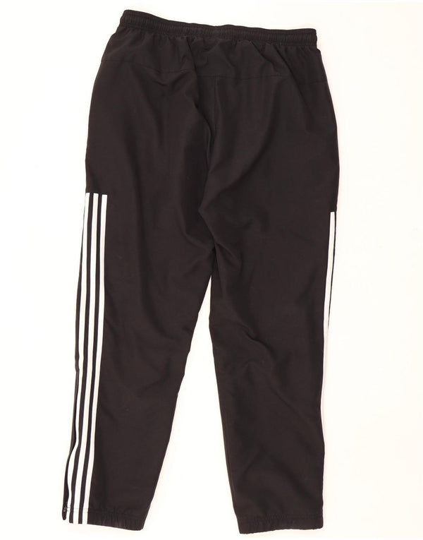 ADIDAS Mens Tracksuit Trousers Large  Black Polyester