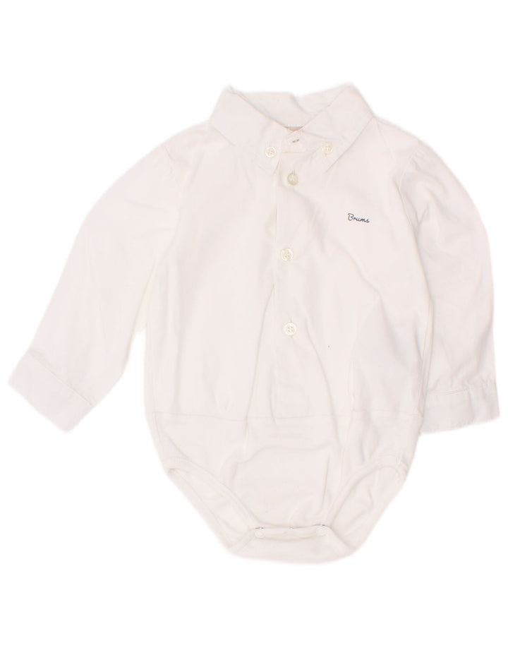Brums Baby Boys Shirt 6-9 Months White Cotton