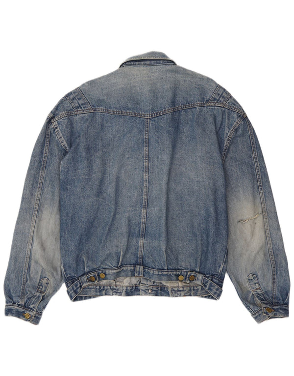 Vintage Mens Denim Jacket UK 42 XL Blue