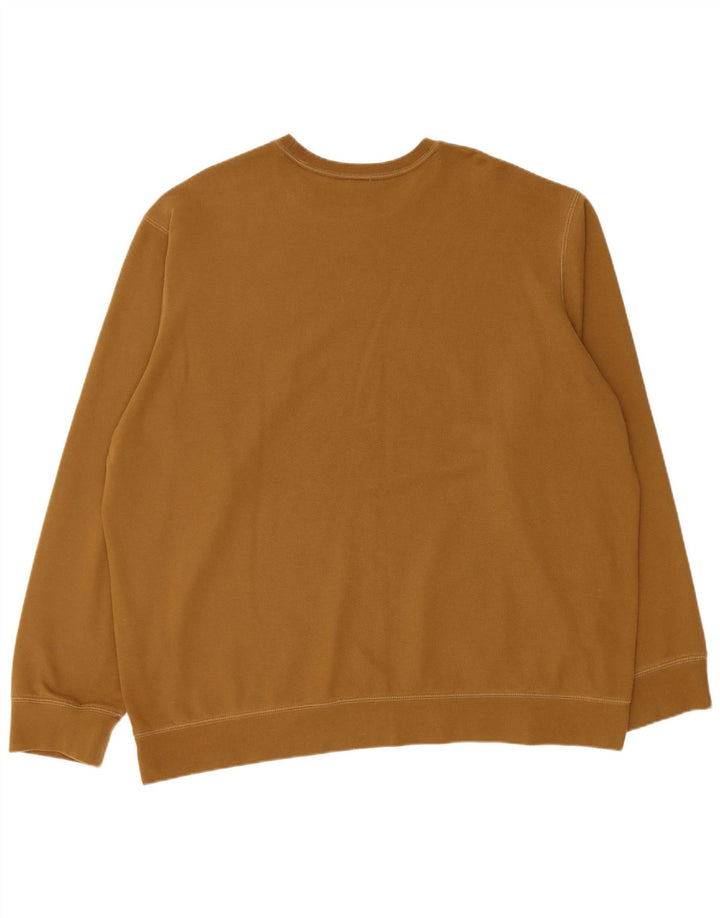 EDDIE BAUER Mens Sweatshirt Jumper XL Brown Cotton