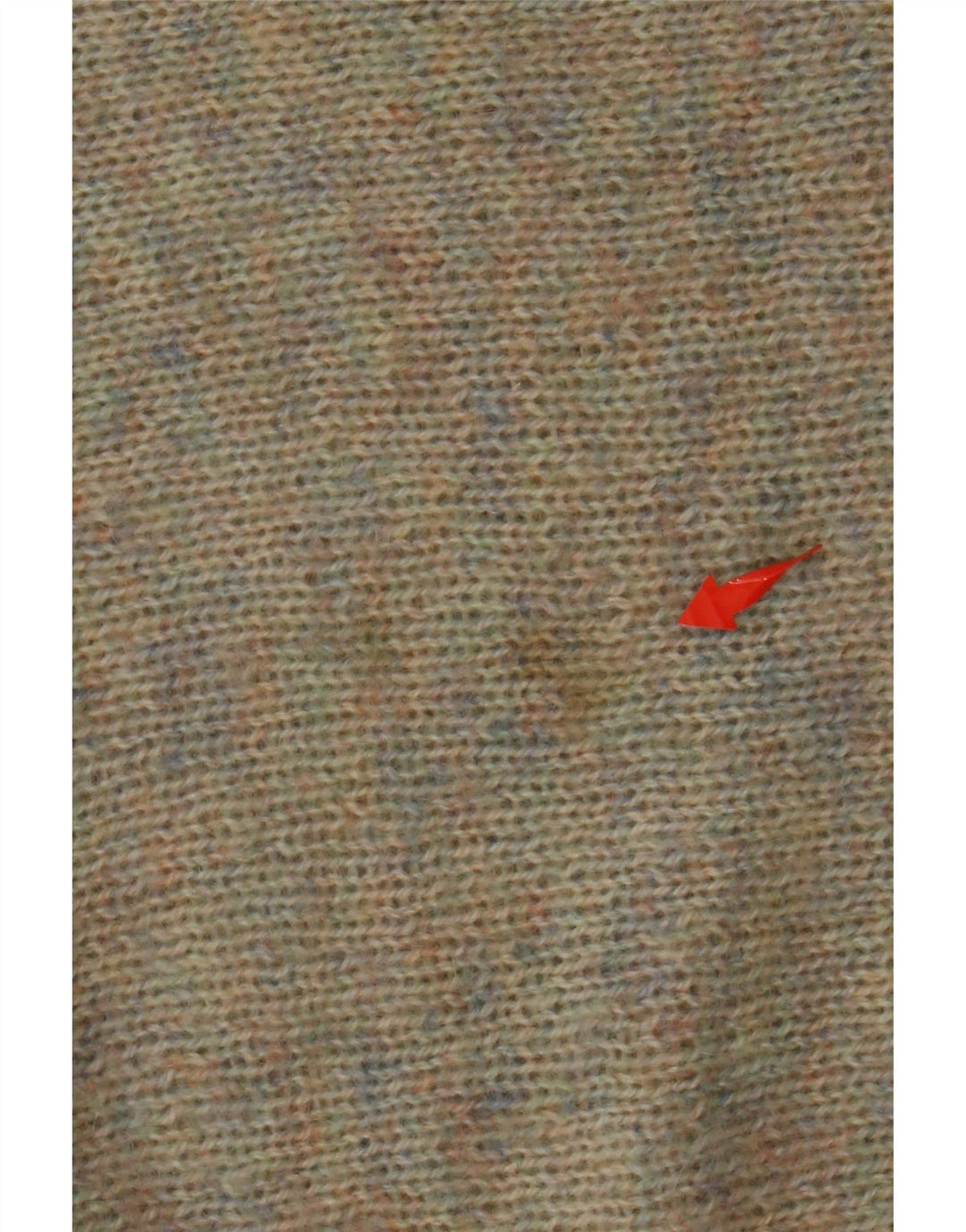 VINTAGE Womens Boat Neck Jumper Sweater UK 14 Large Multicoloured Flecked