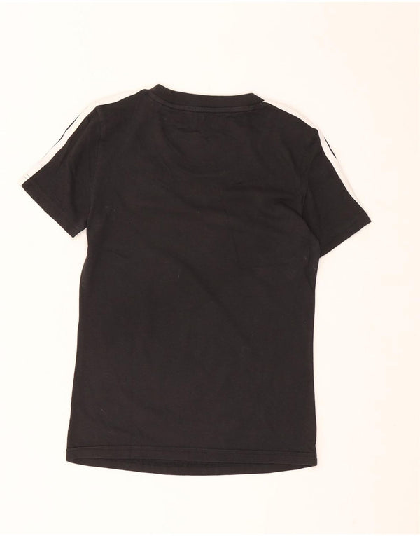 Adidas Womens T-Shirt Top UK 4/6 XS Black