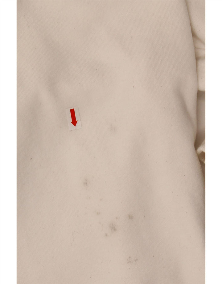 CHAMPION Womens Graphic Oversized Sweatshirt Jumper UK 16 Large White