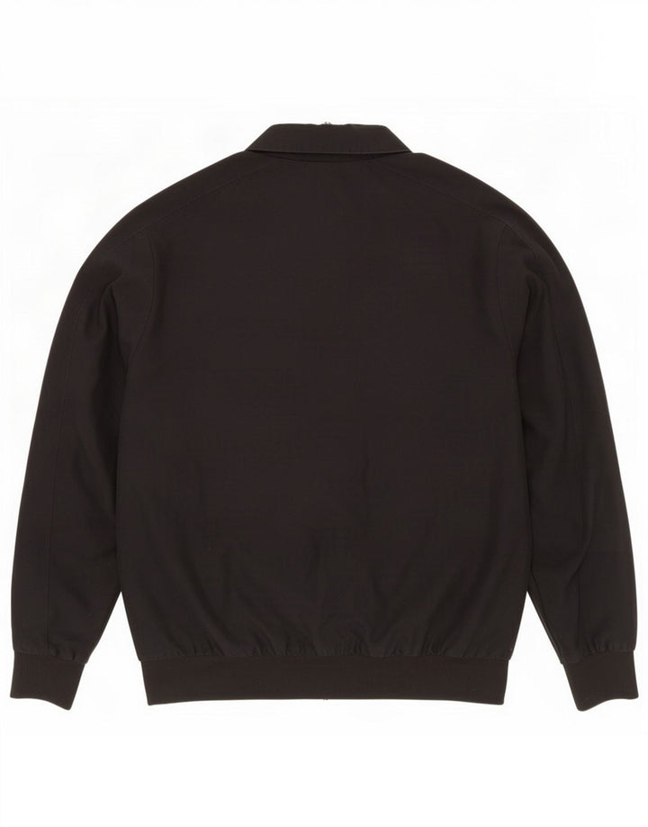 Puma Mens Graphic Tracksuit Top Jacket Large Black Polyester