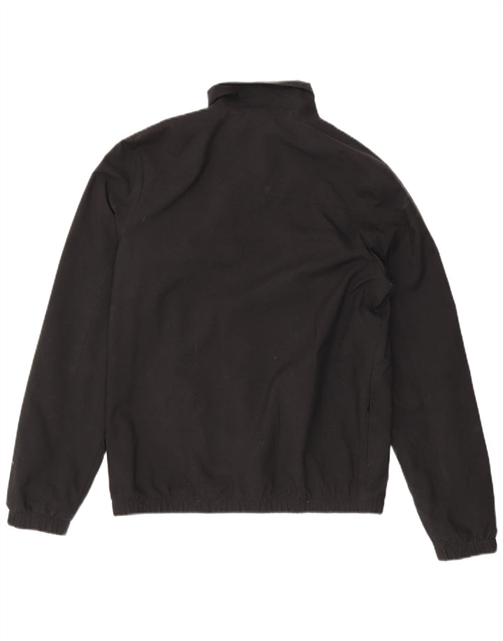 Nike Mens Tracksuit Top Jacket Medium Black Striped Polyester