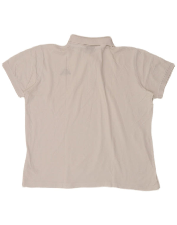 KAPPA Mens Polo Shirt 2XL White Cotton