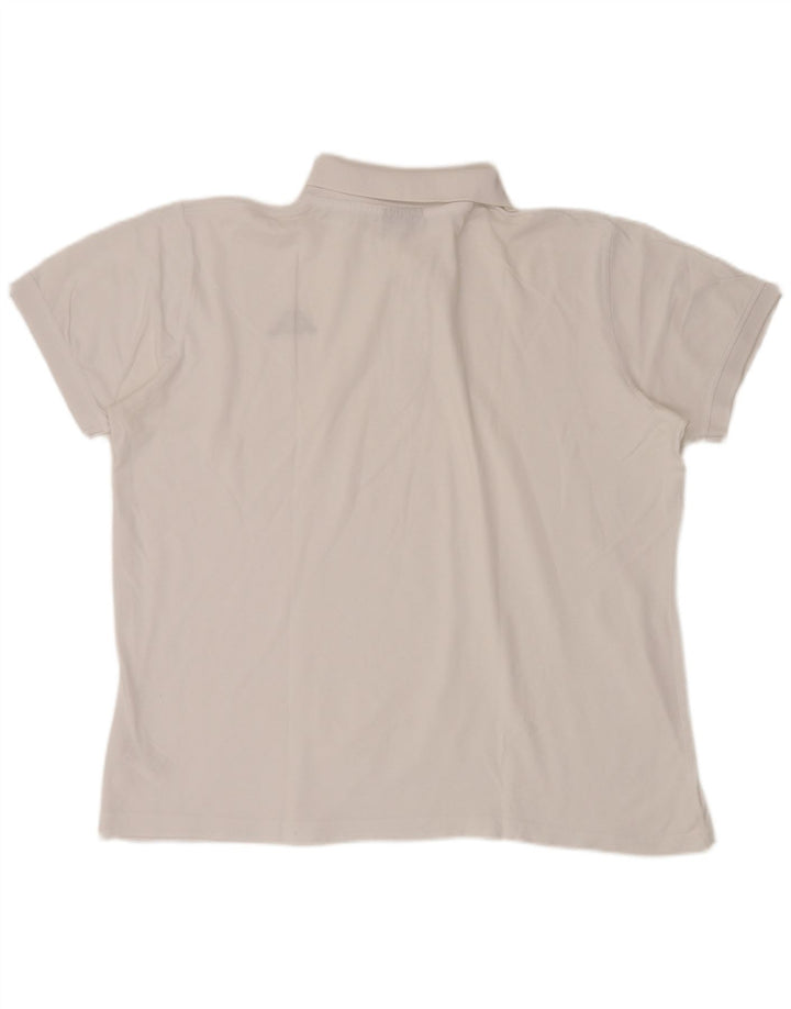 KAPPA Mens Polo Shirt 2XL White Cotton