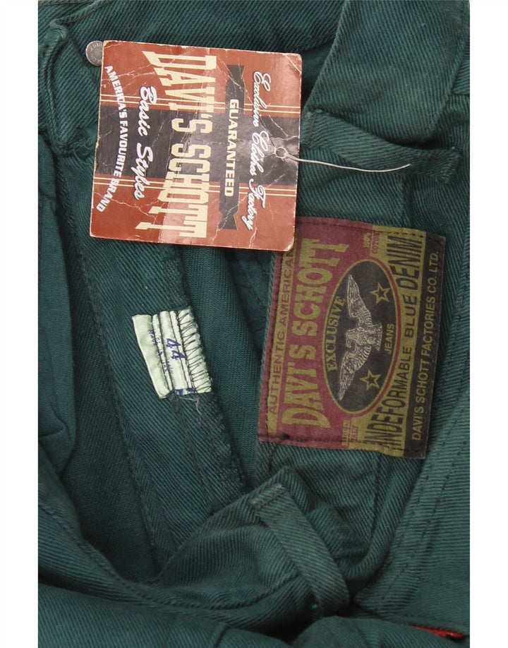 Vintage Womens High Waist Jeans IT 44 Medium W28 L31 Green