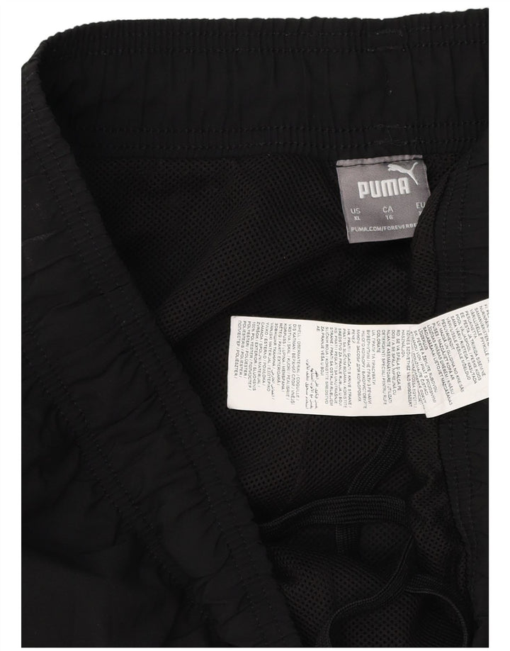 PUMA Mens Tracksuit Trousers Joggers XL Black Polyester