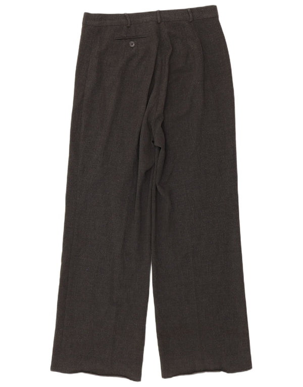 Max & Co. Womens Wide Leg Casual Trousers UK 14 Large W30 L30 Grey