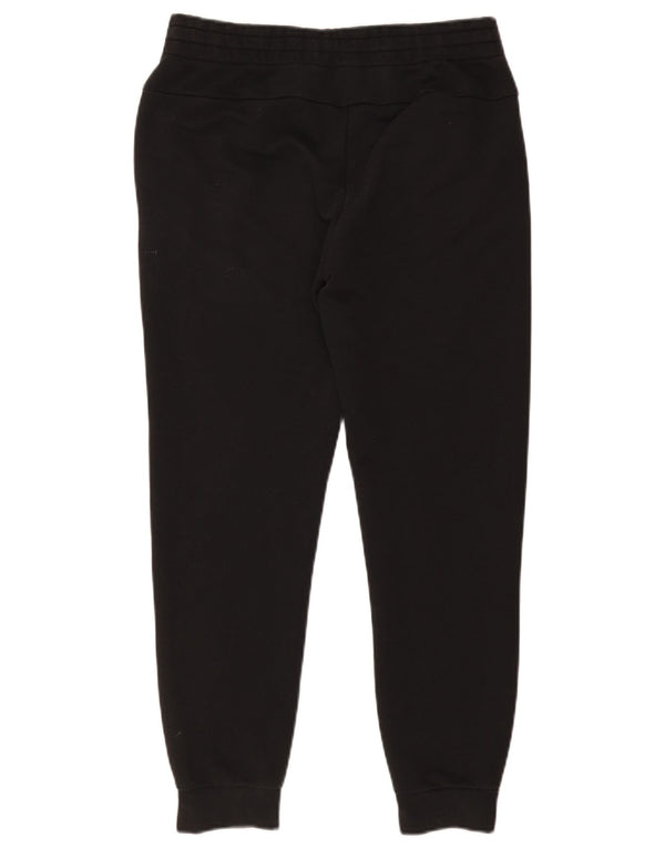 Adidas Womens Short Tracksuit Trousers Joggers UK 12/14 Medium Black Cotton