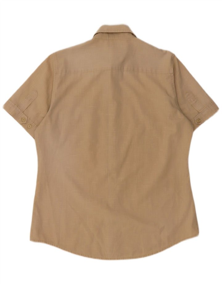 Levi's Mens Sta-Prest Short Sleeve Shirt Medium Beige