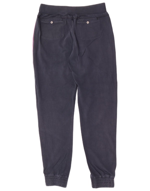Champion Womens Tracksuit Trousers Joggers UK 14 Large Navy Blue Cotton