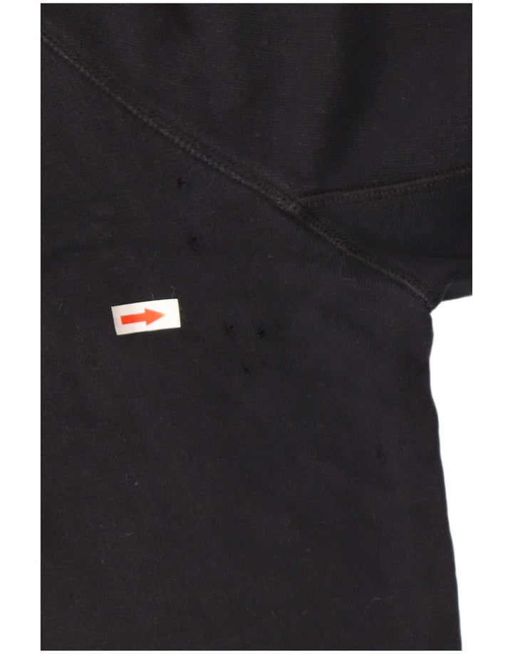 REISS Womens Sweatshirt Jumper UK 14 Medium Navy Blue Cotton