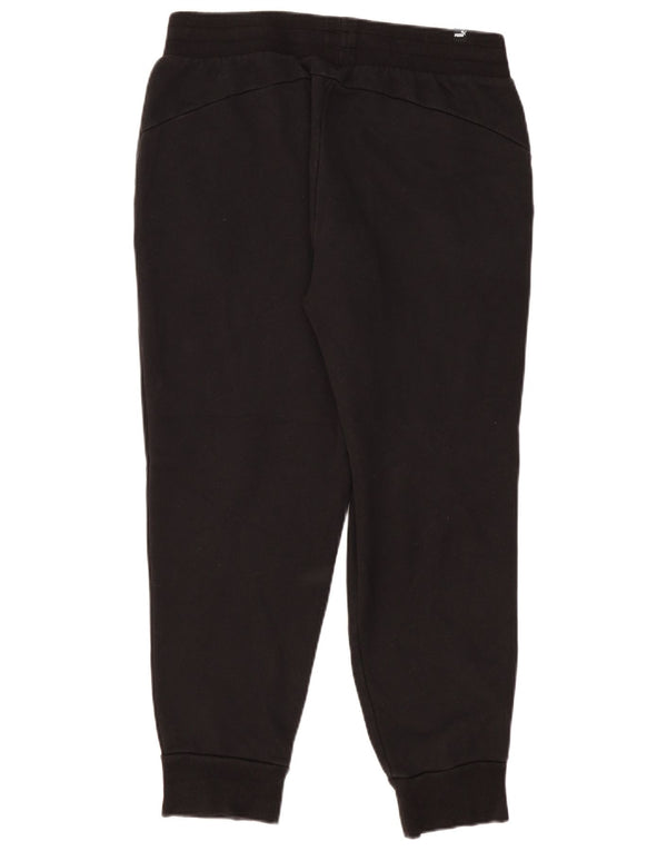 PUMA Mens Tracksuit Trousers Joggers Large  Black Cotton