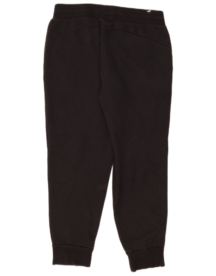 PUMA Mens Tracksuit Trousers Joggers Large  Black Cotton