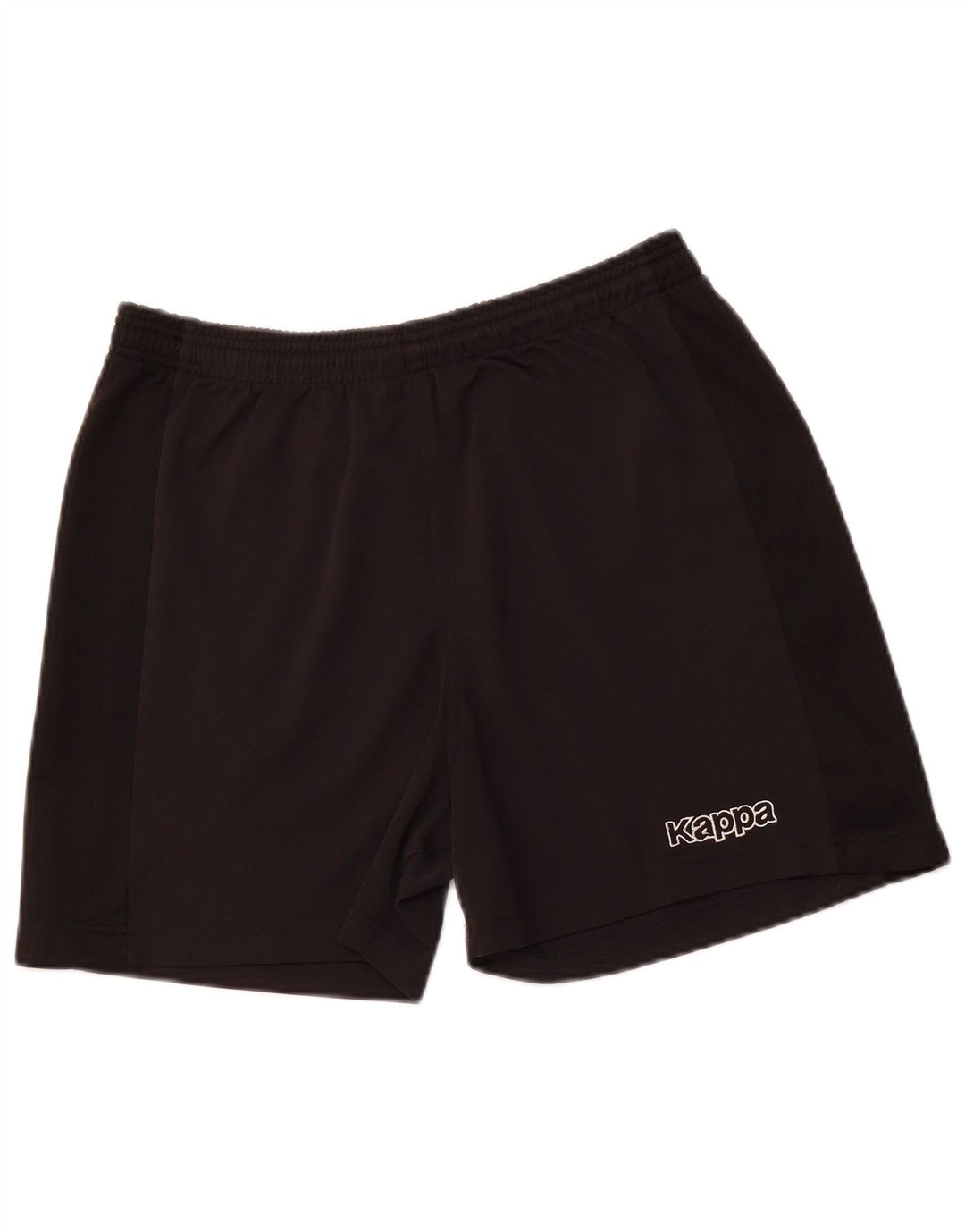 KAPPA Mens Sport Shorts Large  Black Cotton