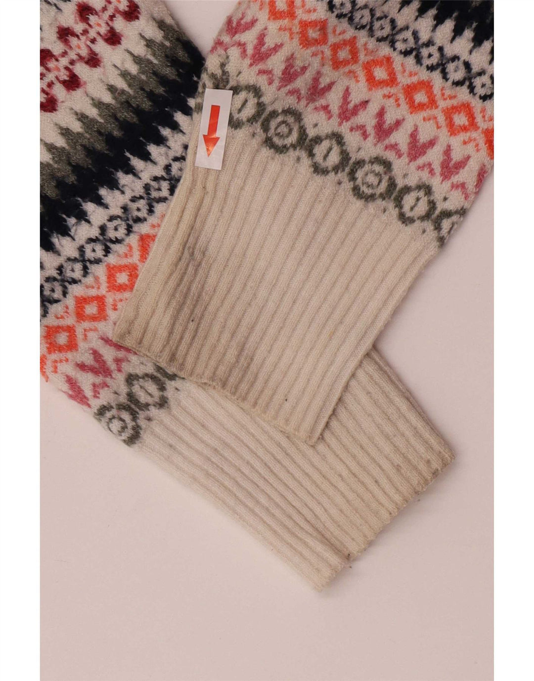 Marks & Spencer Mens Boat Neck Jumper Sweater Large Multicoloured Fair Isle