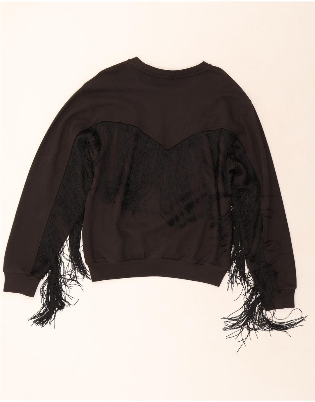 Levi's Womens Sweatshirt Jumper UK 14 Medium Black Cotton