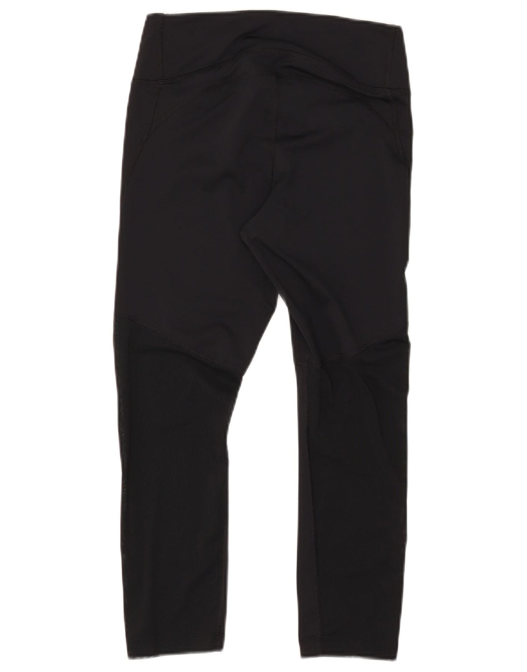 NIKE Womens Dri Fit Leggings UK 12 Medium  Black Polyester