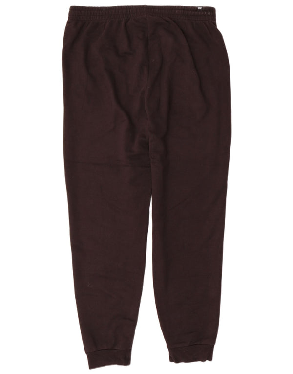 Puma Mens Graphic Tracksuit Trousers Joggers XL Black Cotton