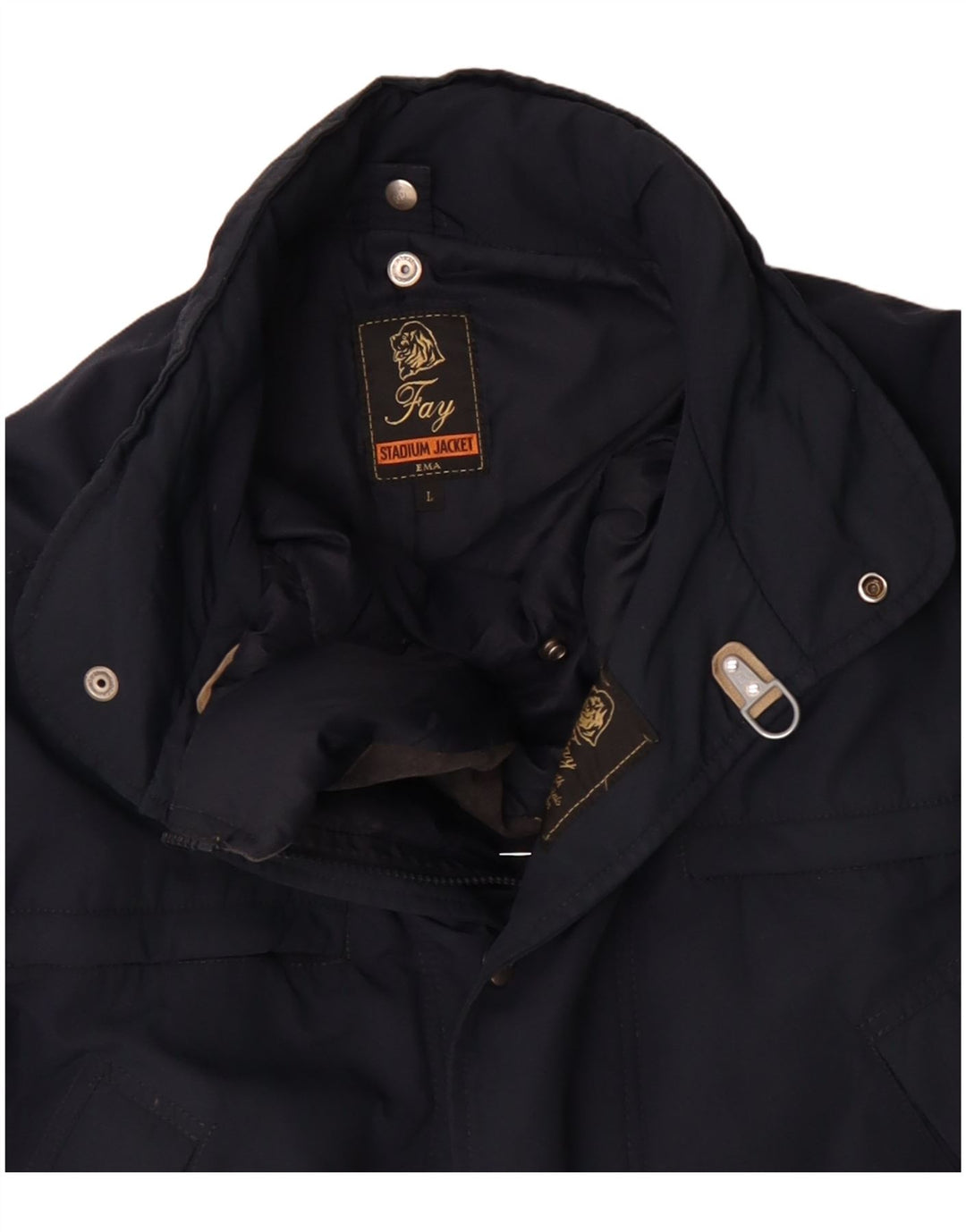 Fay Mens Ema Utility Jacket UK 40 Large Navy Blue