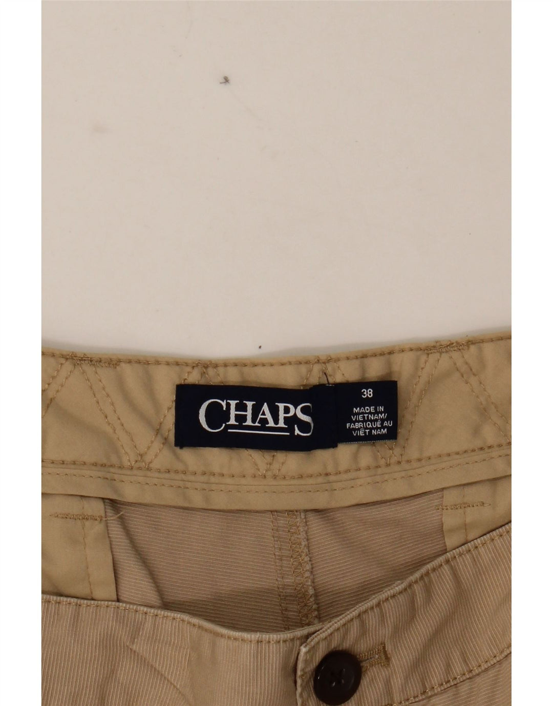 CHAPS Mens Cargo Shorts W38 XL Beige Vintage Chaps and Second-Hand Chaps from Messina Hembry 