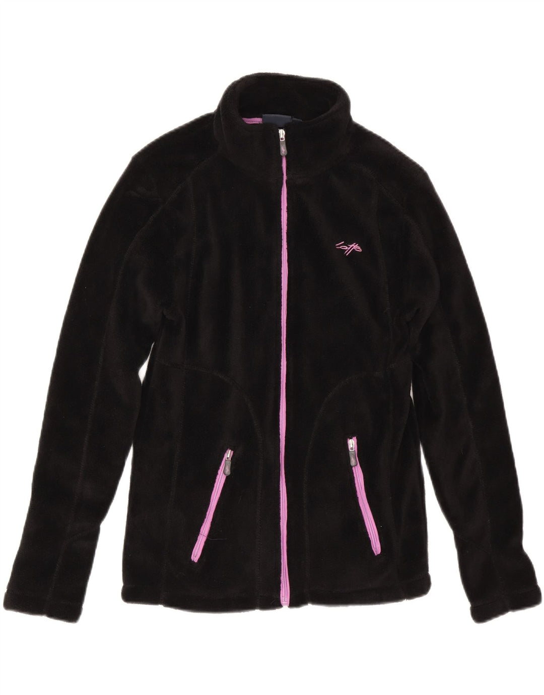 LOTTO Womens Fleece Jacket UK 14 Large Black