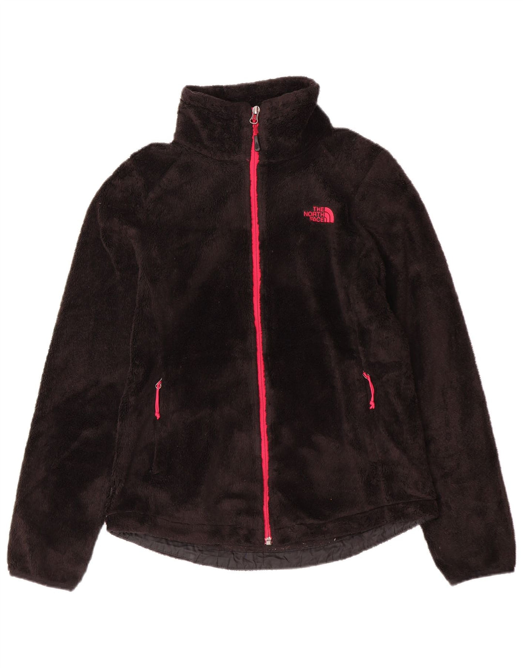 The North Face Womens Fleece Jacket UK 10 Small Black Polyester
