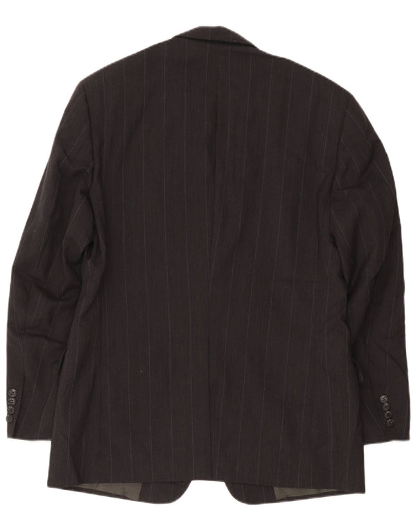 Polo Ralph Lauren Mens 2 Button Blazer Jacket UK 38 Medium Black Striped