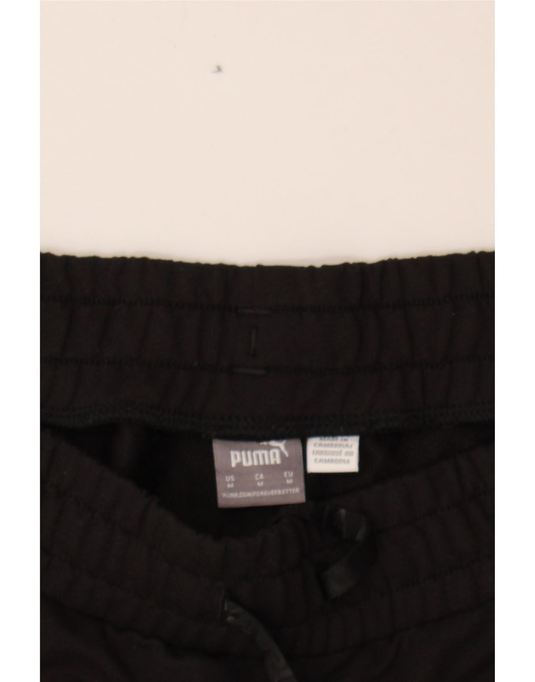 PUMA Mens Tracksuit Trousers Joggers Medium Black Vintage Puma and Second-Hand Puma from Messina Hembry 