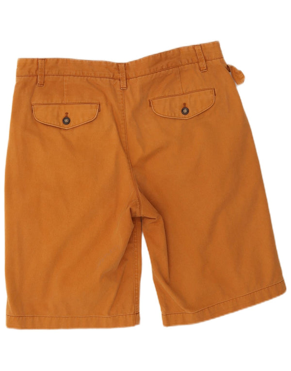Reiss Mens Pegged Chino Shorts W34 Large Brown Cotton