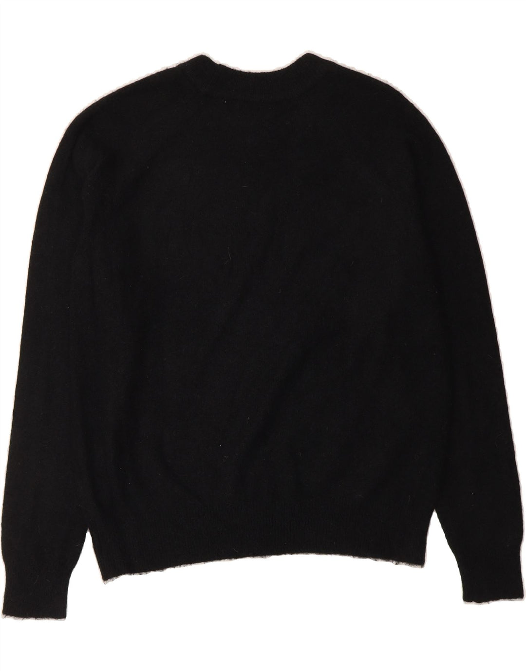 ZARA Womens Crew Neck Jumper Sweater UK 14 Medium Black Vintage Zara and Second-Hand Zara from Messina Hembry 