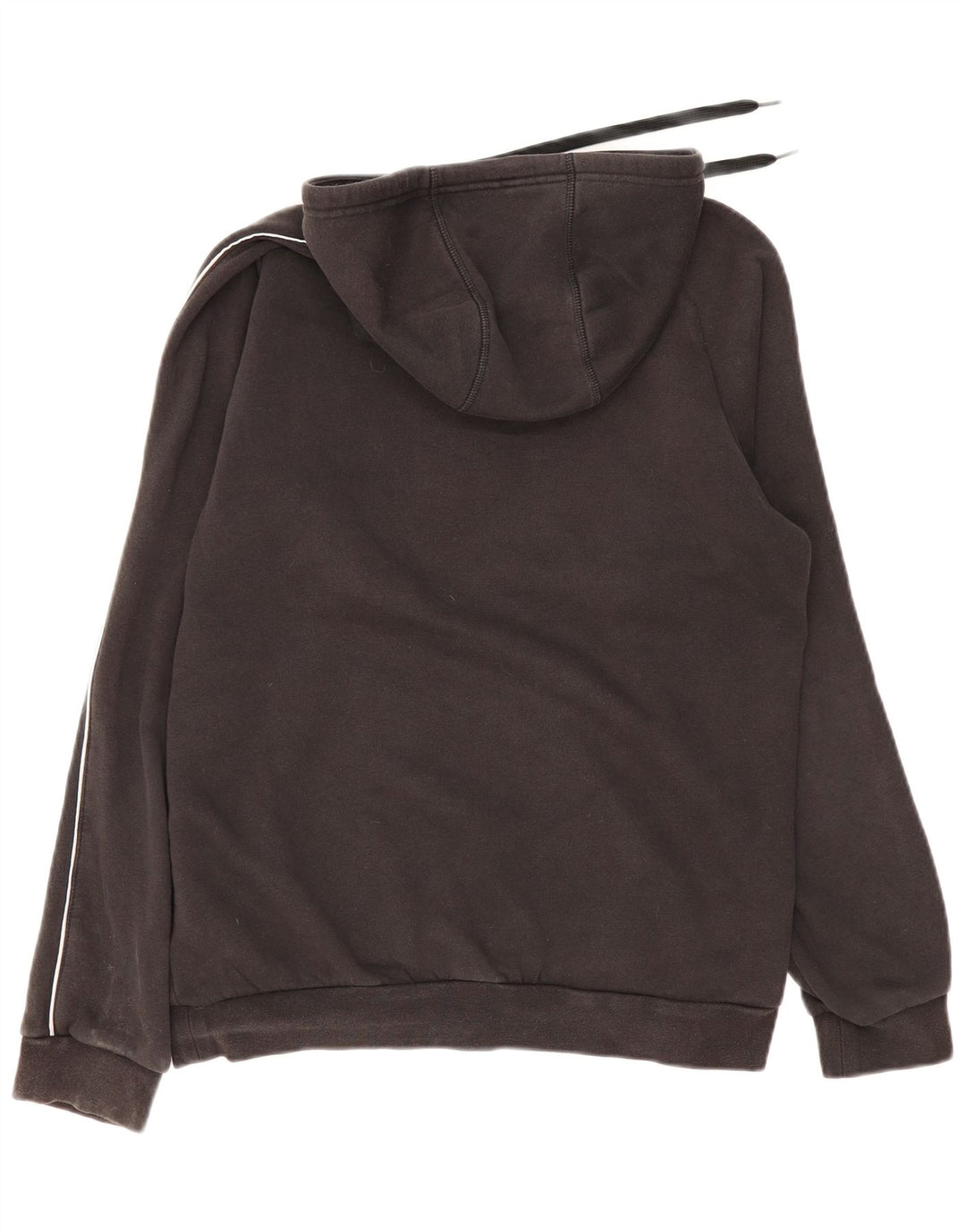Adidas Mens Hoodie Jumper Medium Black Cotton